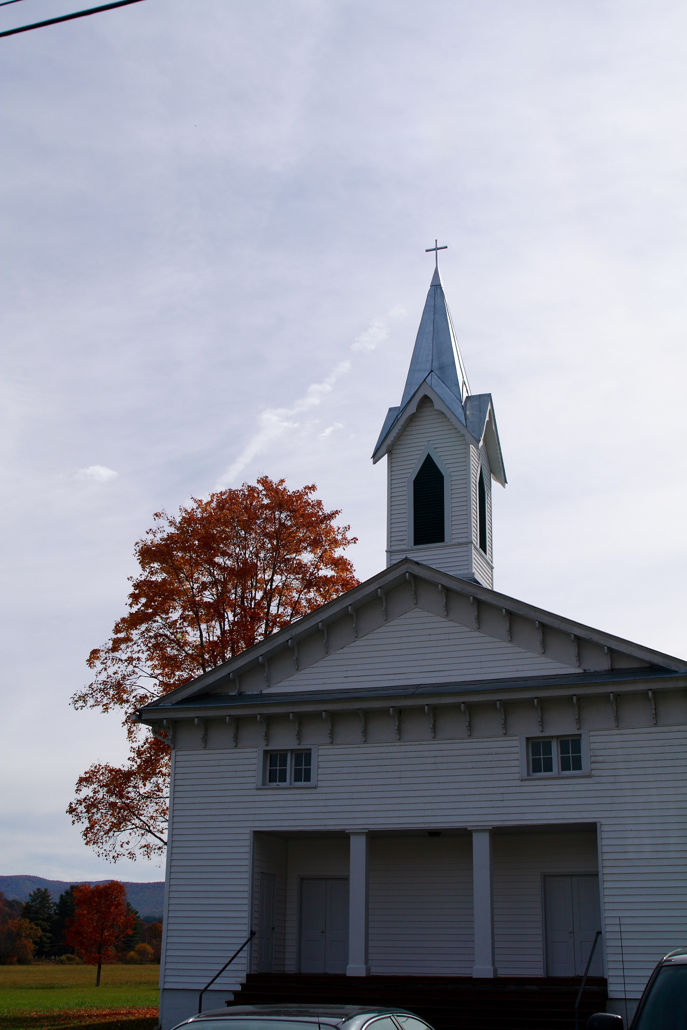 Church fall. Западная Вирджиния деревья.