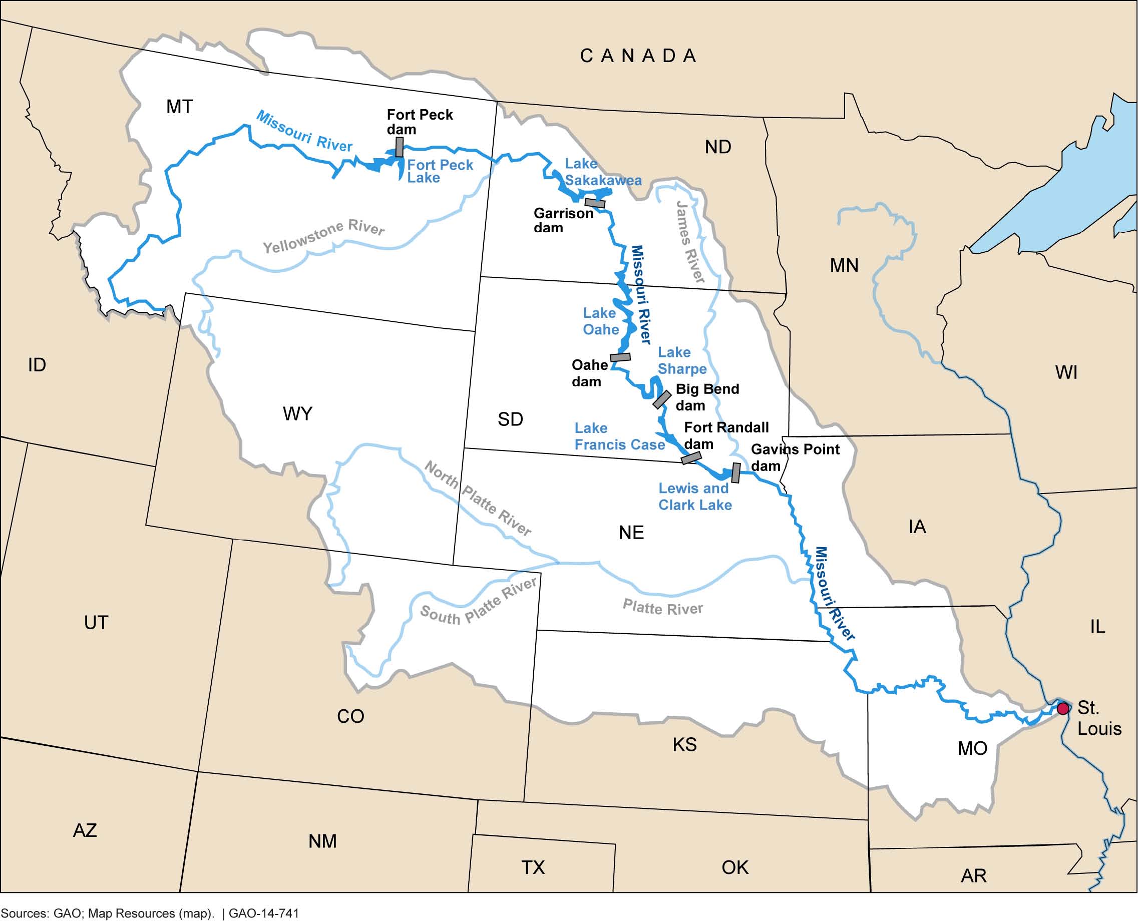 Какое питание имеет река миссури. Бассейн реки Миссури. Река Миссури на карте. Рек Амиссури на контурно й карте.
