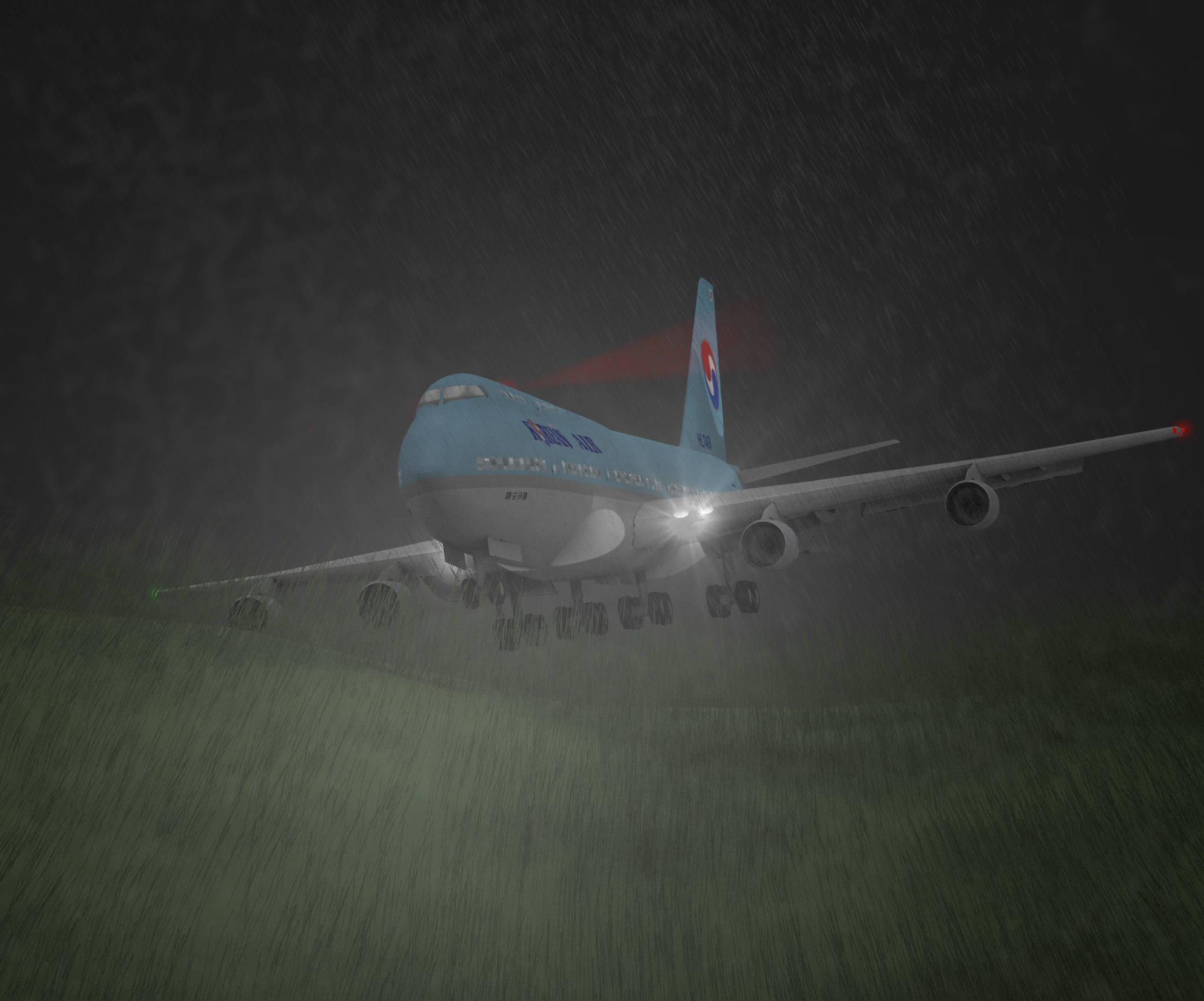 Animasi Korean Air 801