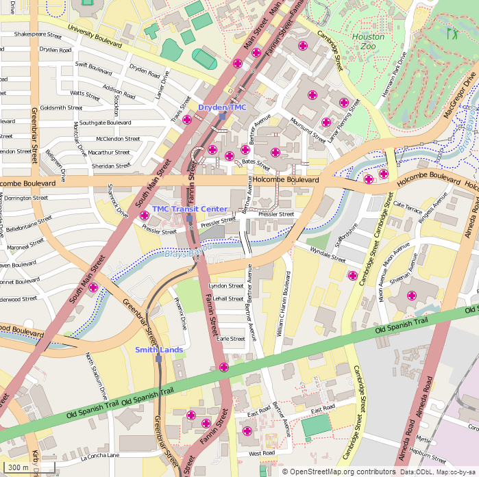 houston center map File Houston Medical Center Map Png Wikimedia Commons houston center map