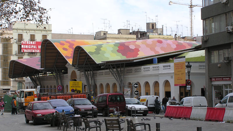 Saluhallen Santa Caterina i Barcelona