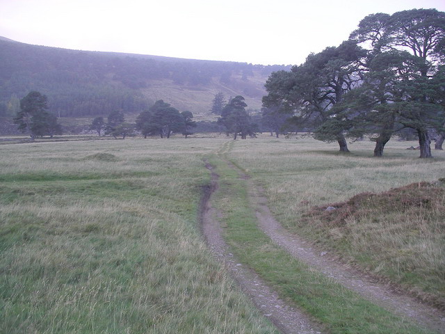 File:Landrover track from Mullach Clach a' Bhlair 5 - geograph.org.uk - 268942.jpg