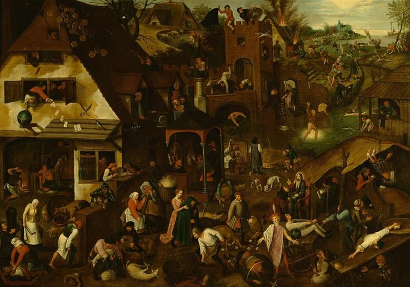 File:Pieter breughel de jongere spreekwoorden ca1625.jpg