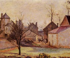 File:Pissarro - farmyard-in-pontoise-1874.jpg