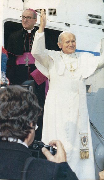 Pope John Paul II and Vincenzo Fagiolo