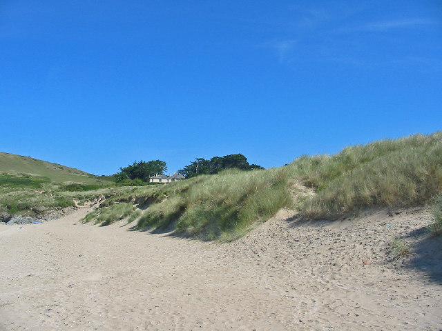 File:Sand dunes. Beach north of Rock - geograph.org.uk - 60625.jpg