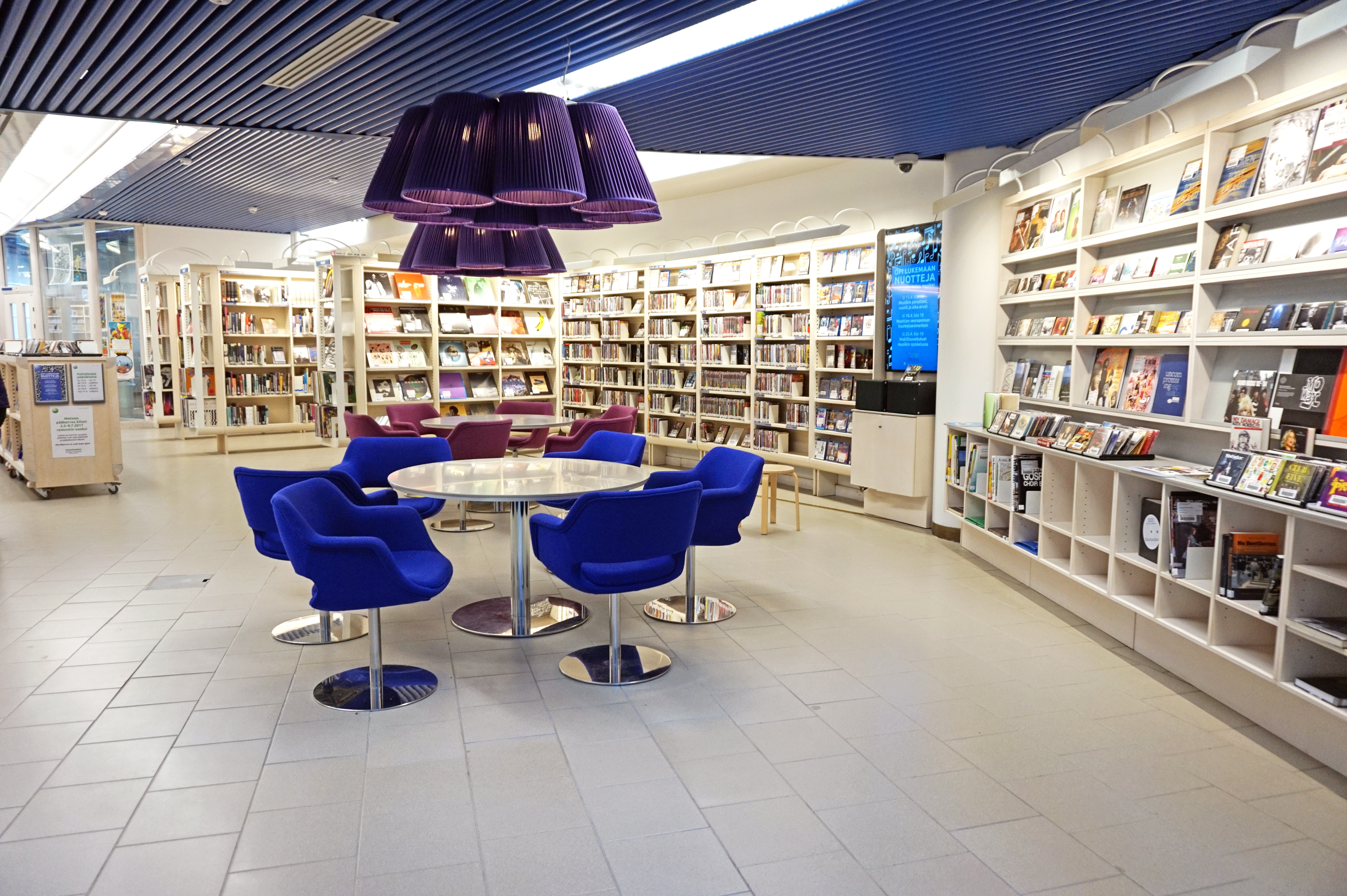 Музыкальная библиотека. Городская библиотека Тампере проект. Tampere Central Library, Finland.