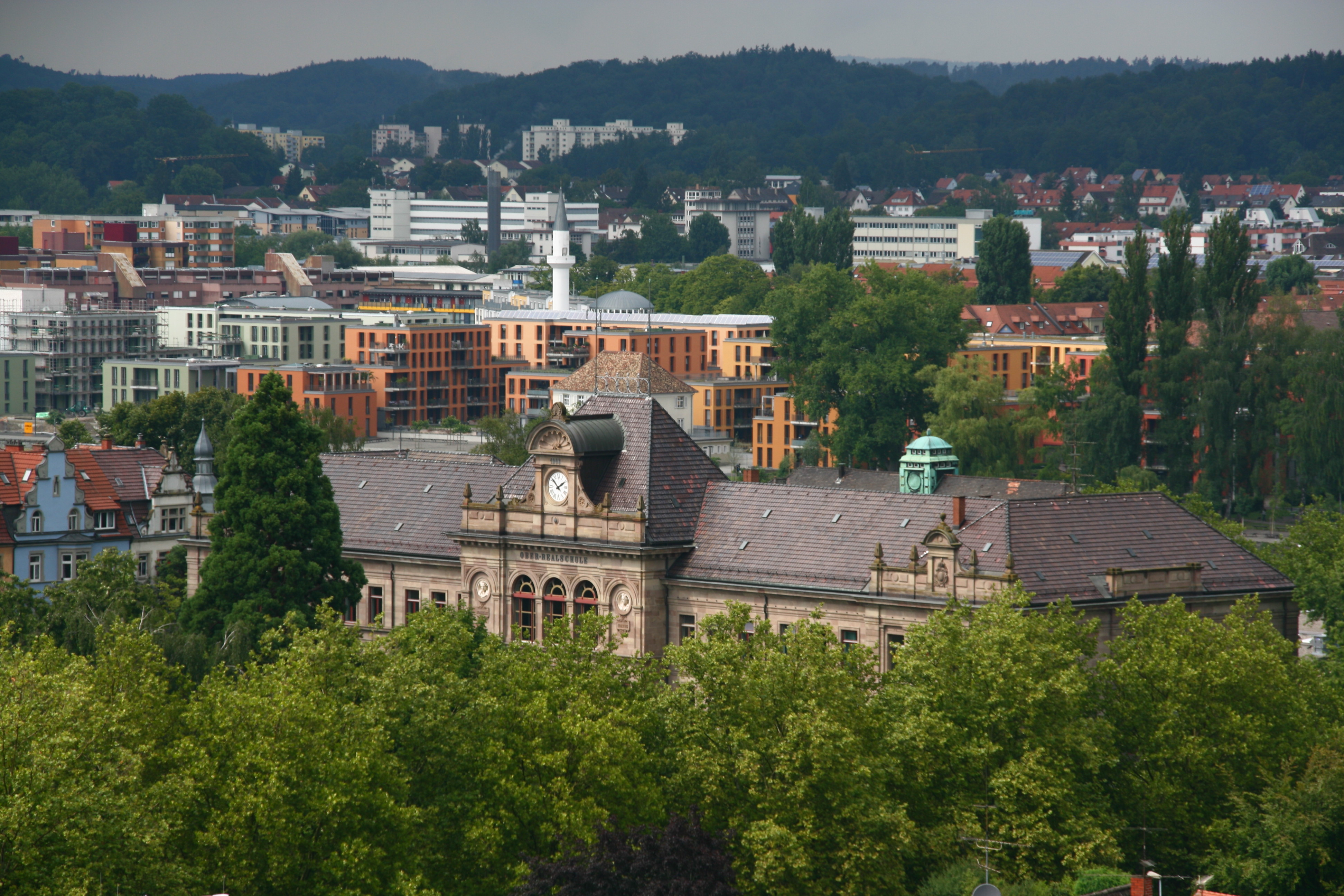 Alexander-von-Humboldt-Gymnasium, viewed from the Münster