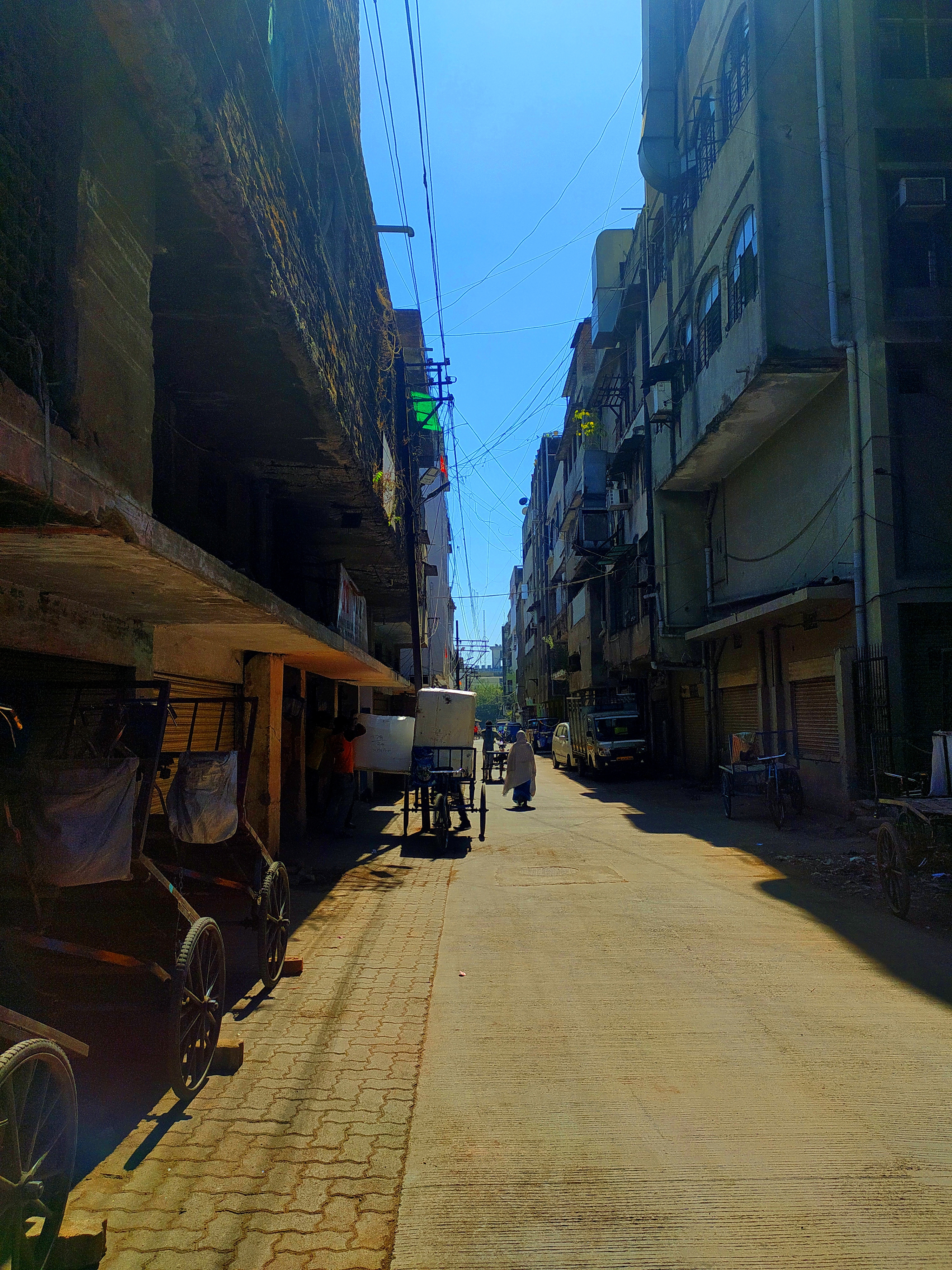 An old untouched busy street of Gandhi bagh nagpur