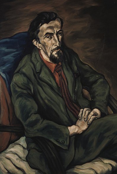 Archie Hind painted<br>by [[Alexander Moffat]] in 1968