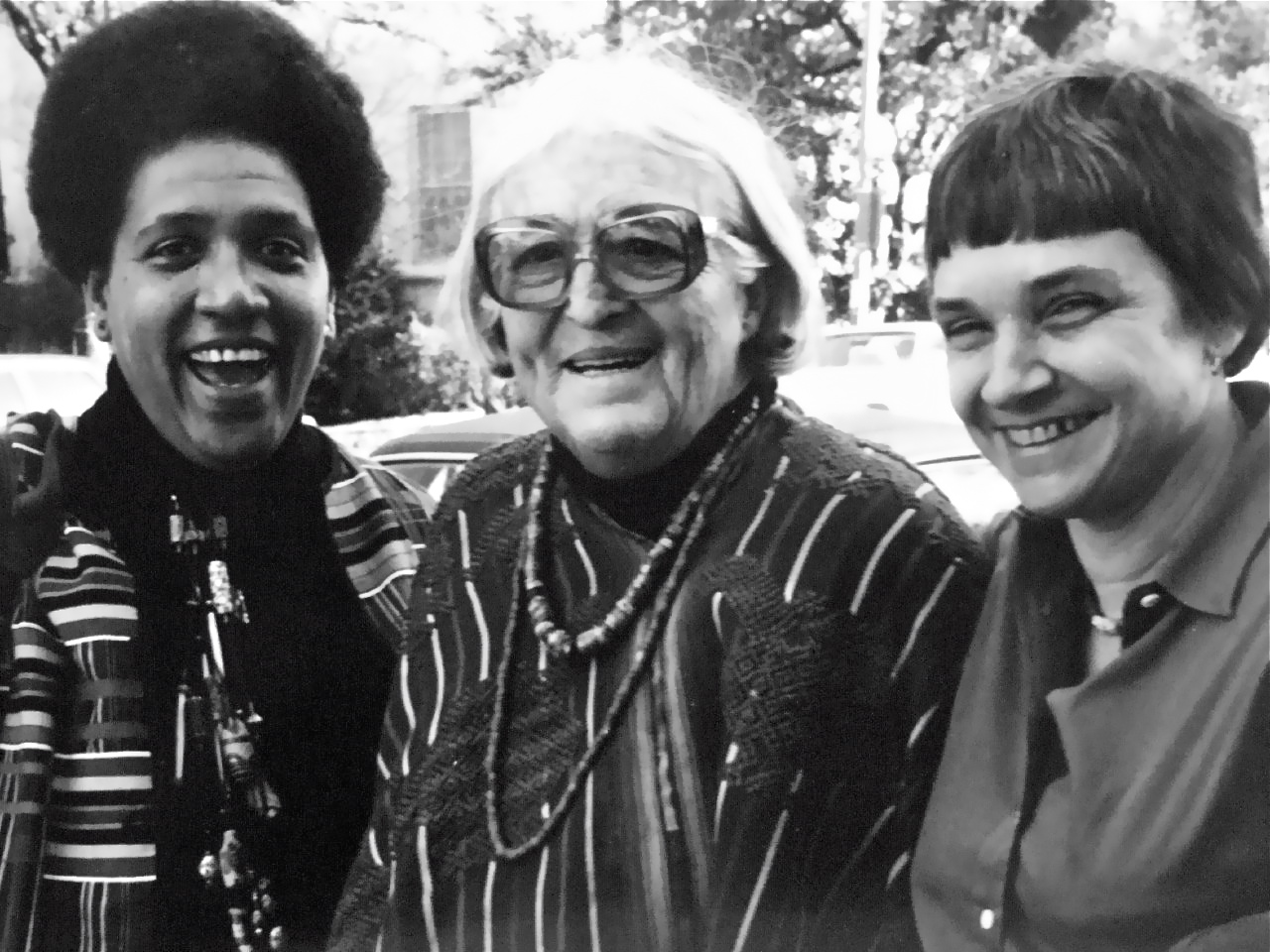 Audre Lorde, Meridel Lesueur och Adrienne Rich 1980