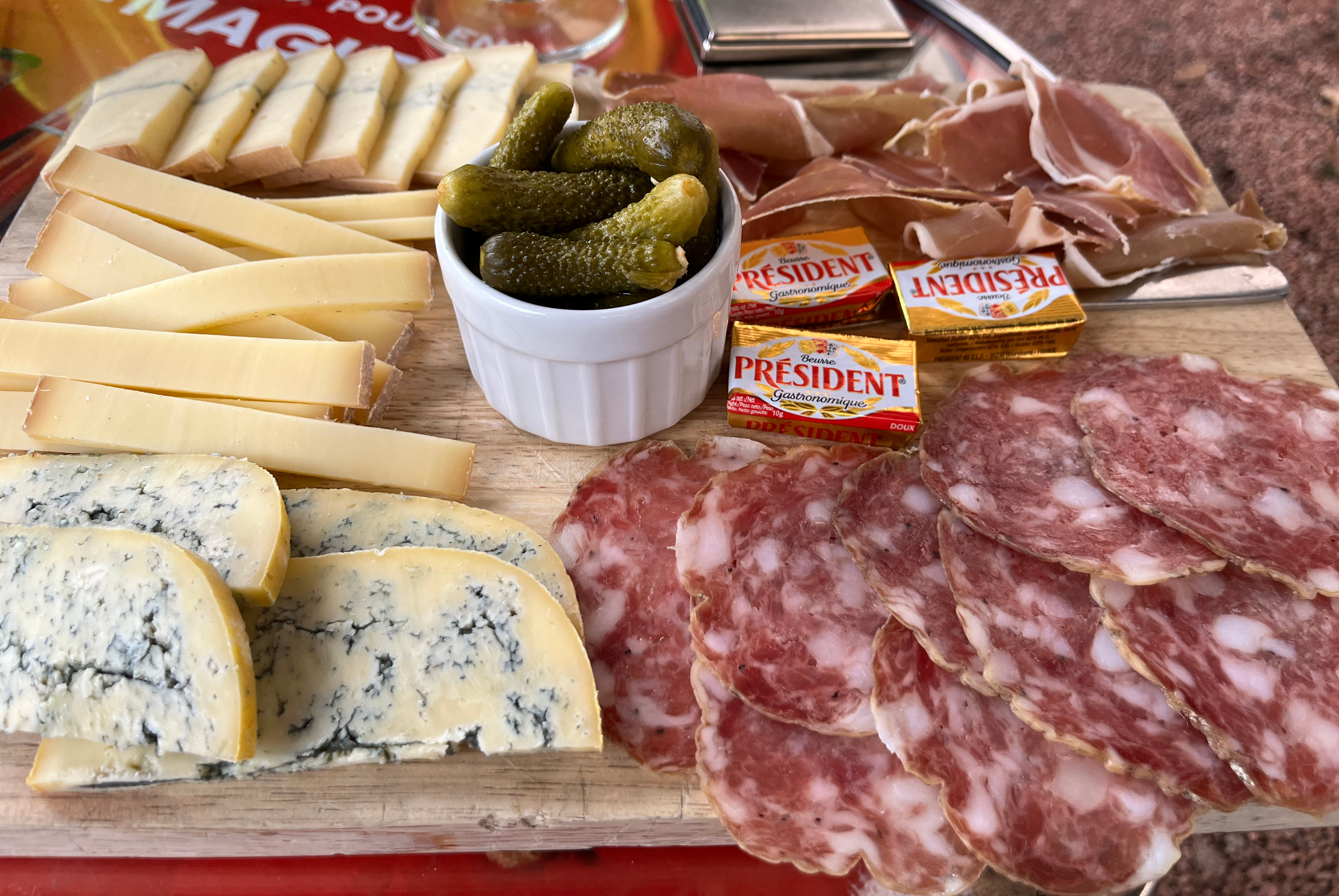 plateau fromage charcuterie