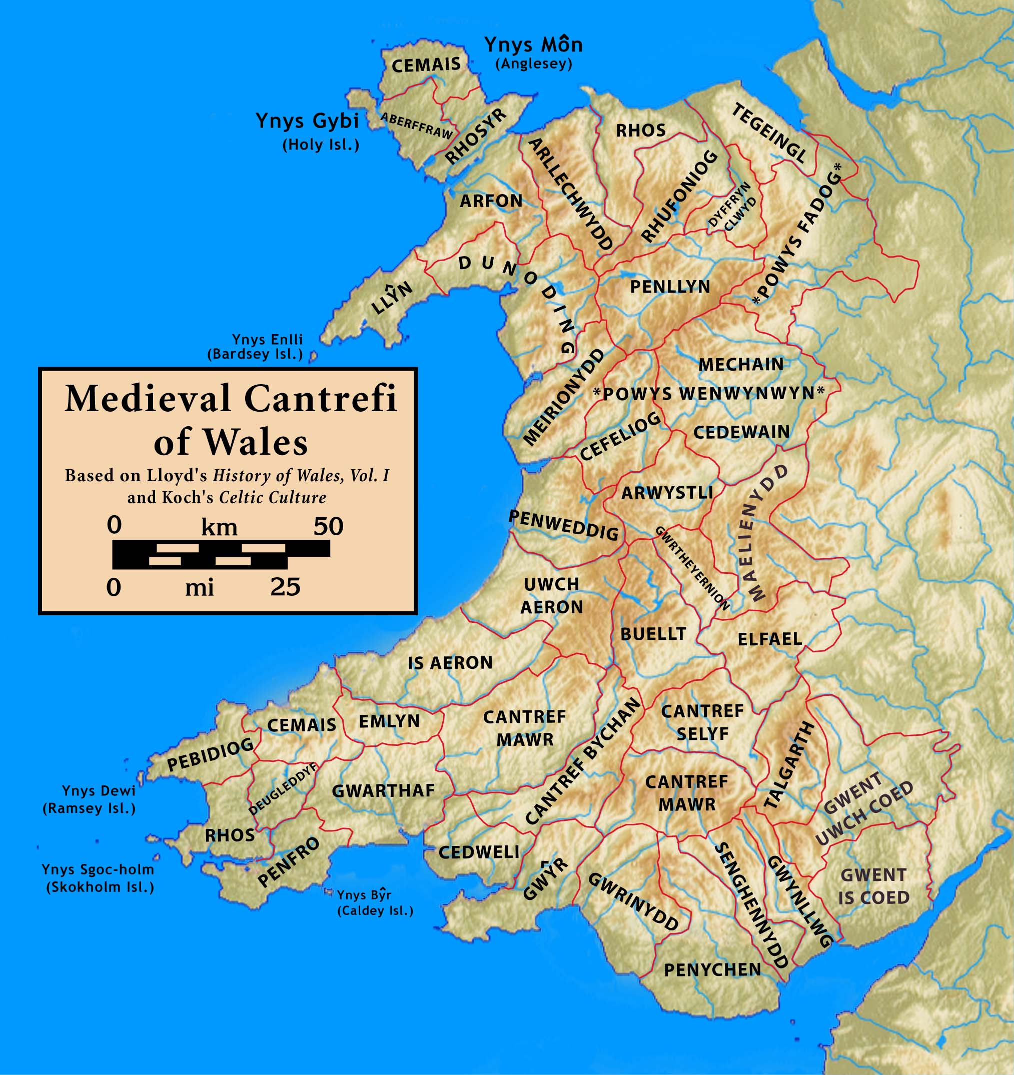  ¿vuelve el cometa Arturo? Cantrefi.Medieval.Wales