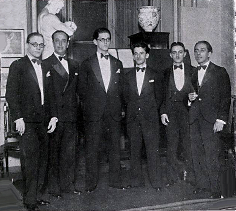 Concerto da Associação dos Artistas Brasileiros em 1932, com Oscar Borgerth, Adacto Filho, Radamés Gnattali, [[Luiz Cosme