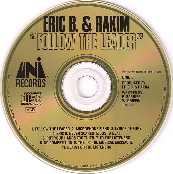 セール品の値段 ERIC B. & RAKIM FOLLOW THE LEADER オリジナル盤