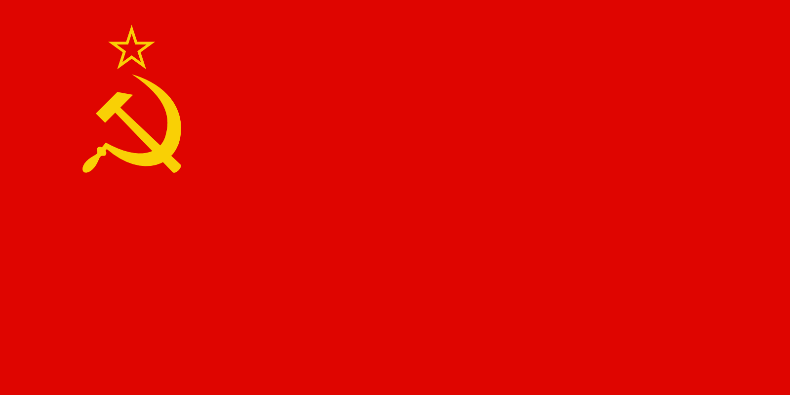 Soviet red banner