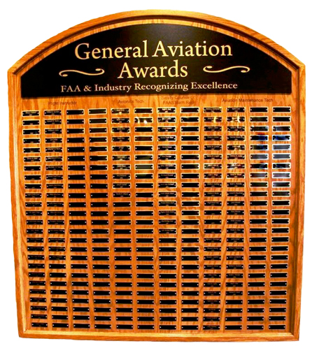 File:General Aviation Awards plaque at EAA Museum in Oshkosh, WI.jpg