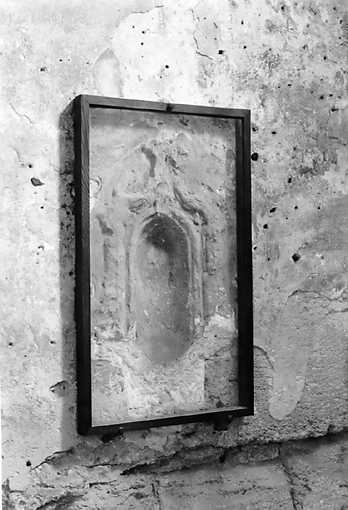 File:Holy water fountain on the west wall of the chapel, Castillo de San Marcos National Monument. (edca00f70cf44ee68e95fd1d4282f496).jpg