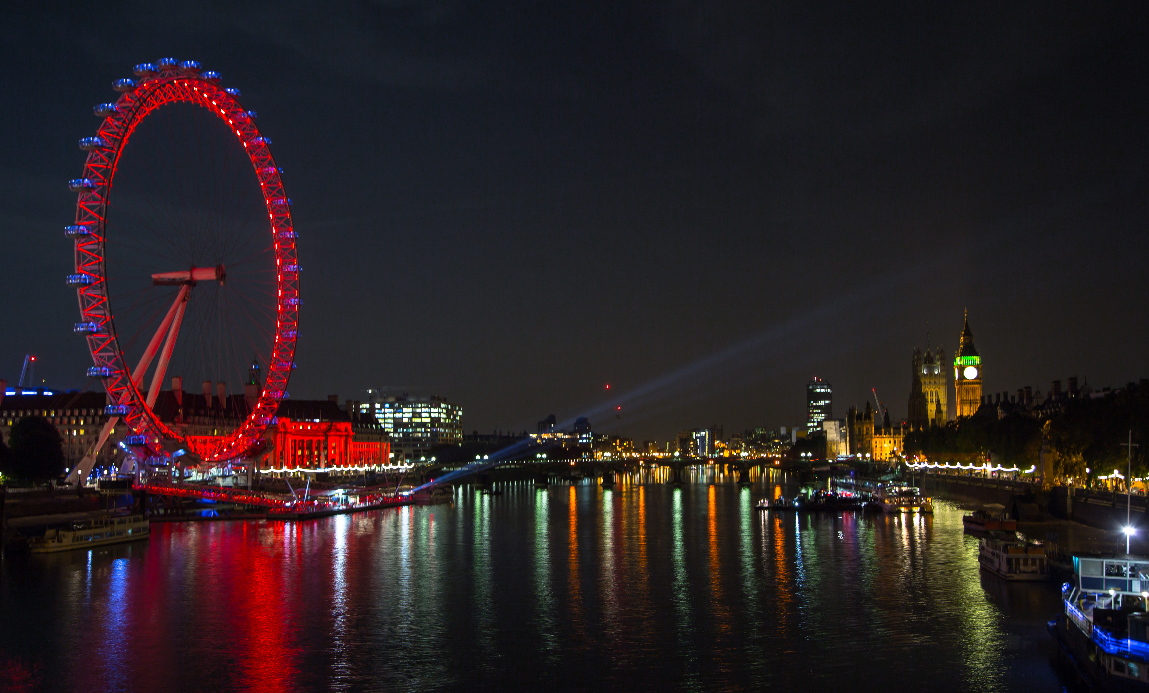 Arriving in London.