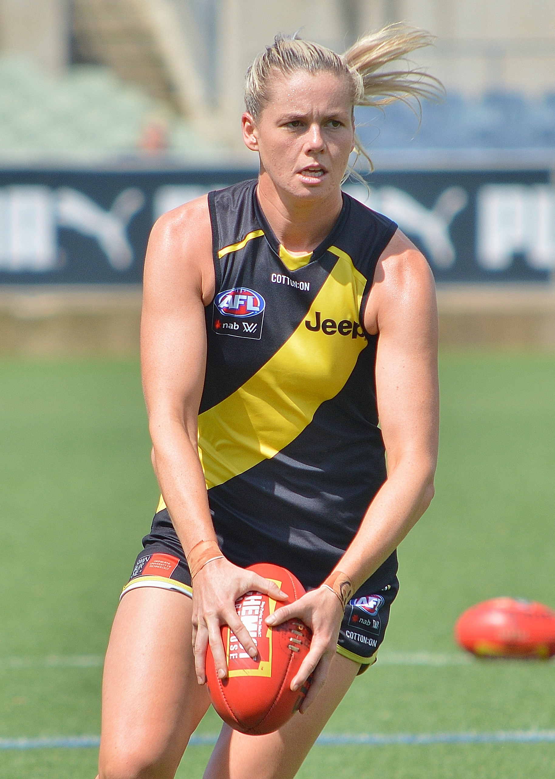 Brennan with Richmond in February 2020