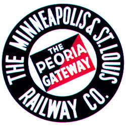 Logo van Minneapolis en St. Louis Railway