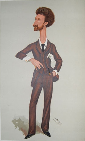 Cunninghame Graham caricatured by Spy in Vanity Fair, 1888