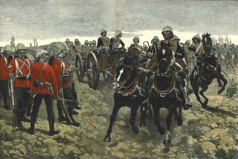 File:Royal Horse Artillery and the 66th Foot before the Battle of Maiwand.jpg