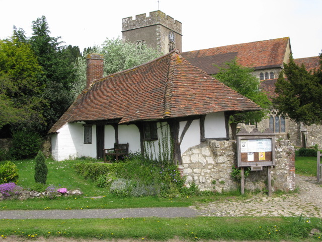 File:St Mary's church and 'Pest House' - geograph.org.uk - 1272490.jpg