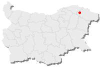 Locatie van Tervel in Bulgarije