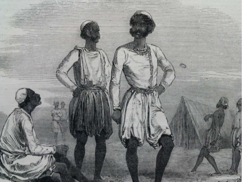 File:"Native troops of the Punjab," Illustrated London News, 1850.jpg