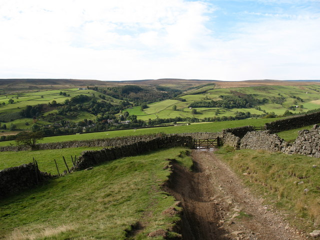 File:'Road' above Bouthwaite. - geograph.org.uk - 573589.jpg