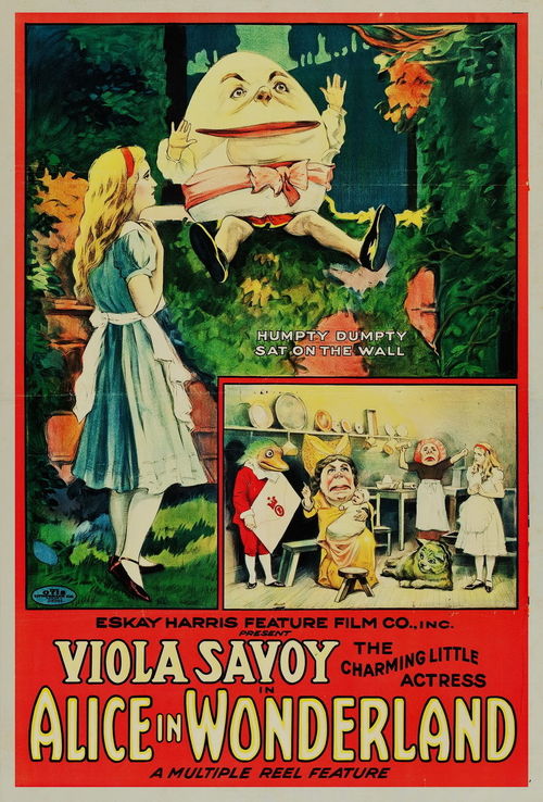 Poster del film Alice nel paese delle meraviglie, 1951 in vendita su Pamono