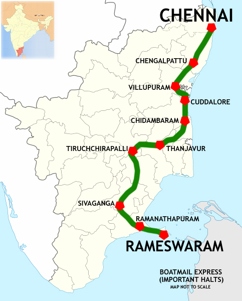 File:Boatmail Express (Chennai - Rameswaram) Route map.jpg