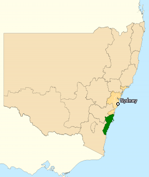 <span class="mw-page-title-main">Division of Gilmore</span> Australian federal electoral division