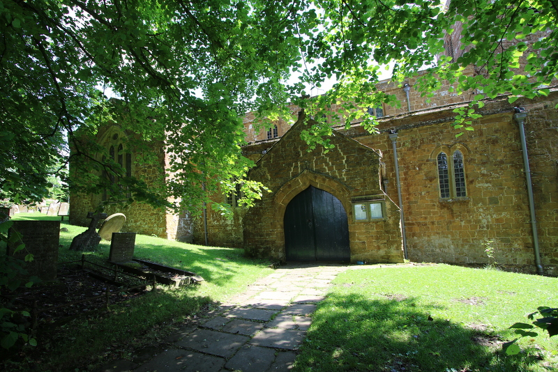 File:Entrance to All Saints' Church, Burton Dassett - geograph.org.uk - 5005035.jpg