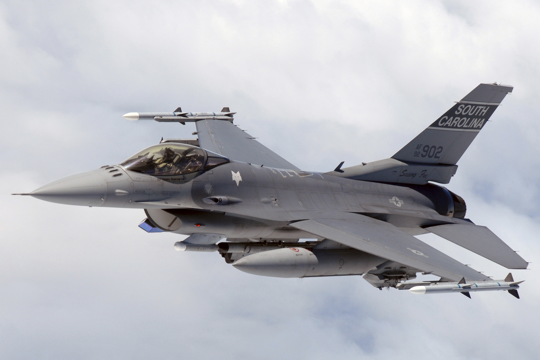 File F16 Scang Inflight Jpg Wikimedia Commons