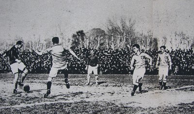 France–Italy match on 20 February 1921