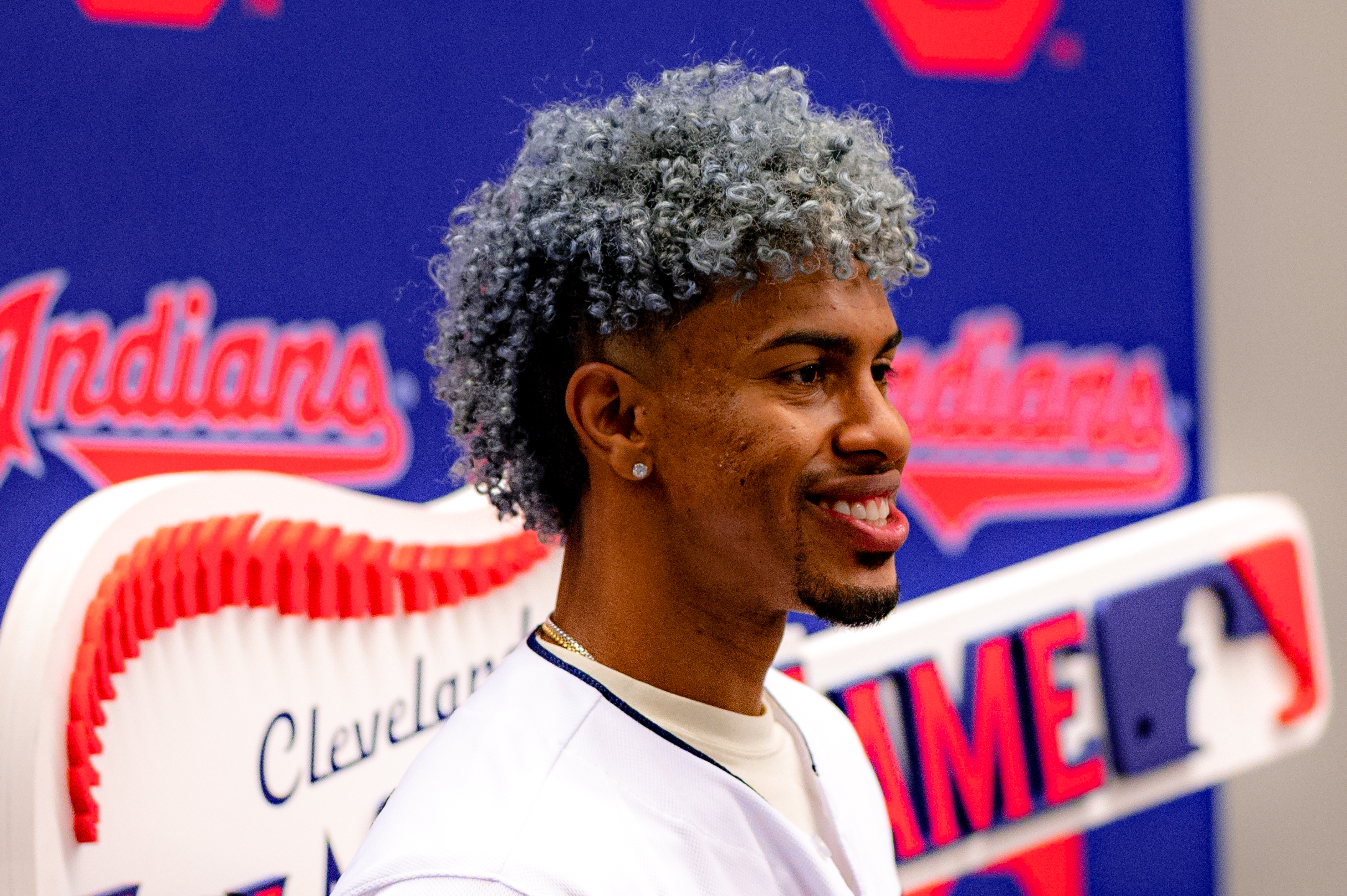 SNY on X: Francisco Lindor was asked if his haircut was a slump-buster  haircut: I don't know, but we're 1-0 😂  / X