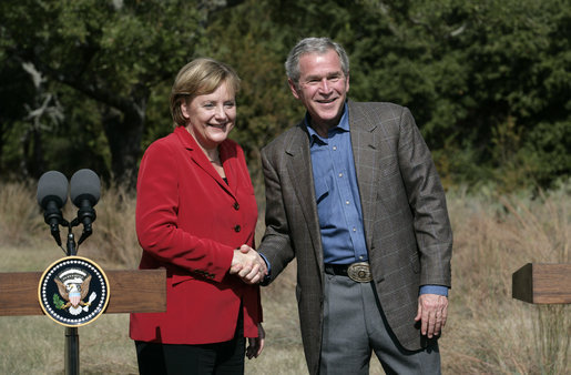 File:George W. Bush and Angela Merkel.jpg
