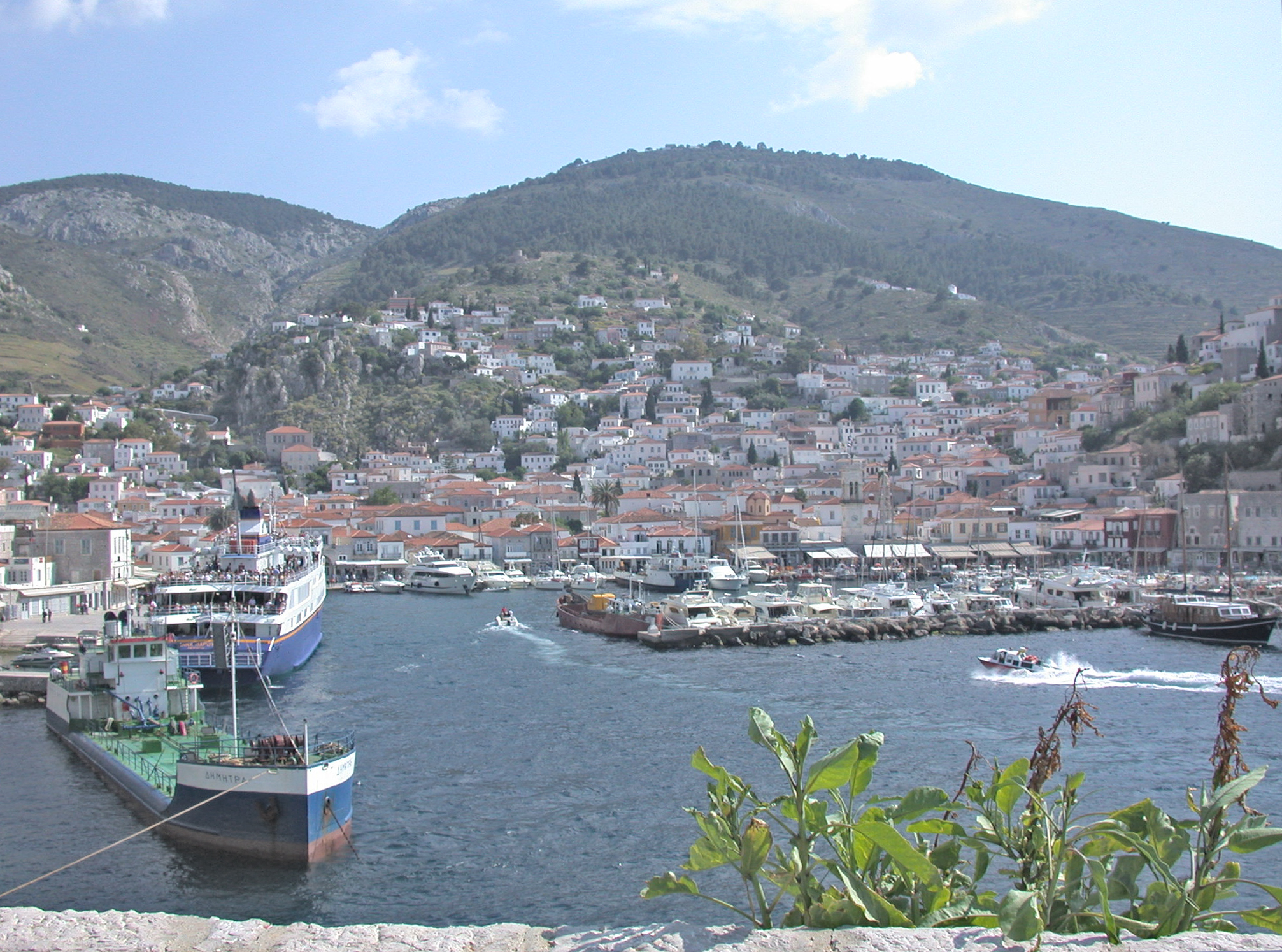 Hidra, isla griega donde Cohen escribió gran parte de su poesía durante la década de 1960.