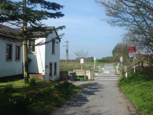 File:Level Crossing off Dunkirk Lane at Cocker Bar - geograph.org.uk - 158022.jpg