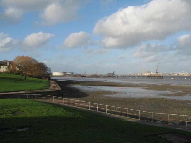 File:Rock Ferry Pier and Across to Liverpool - geograph.org.uk - 314845.jpg