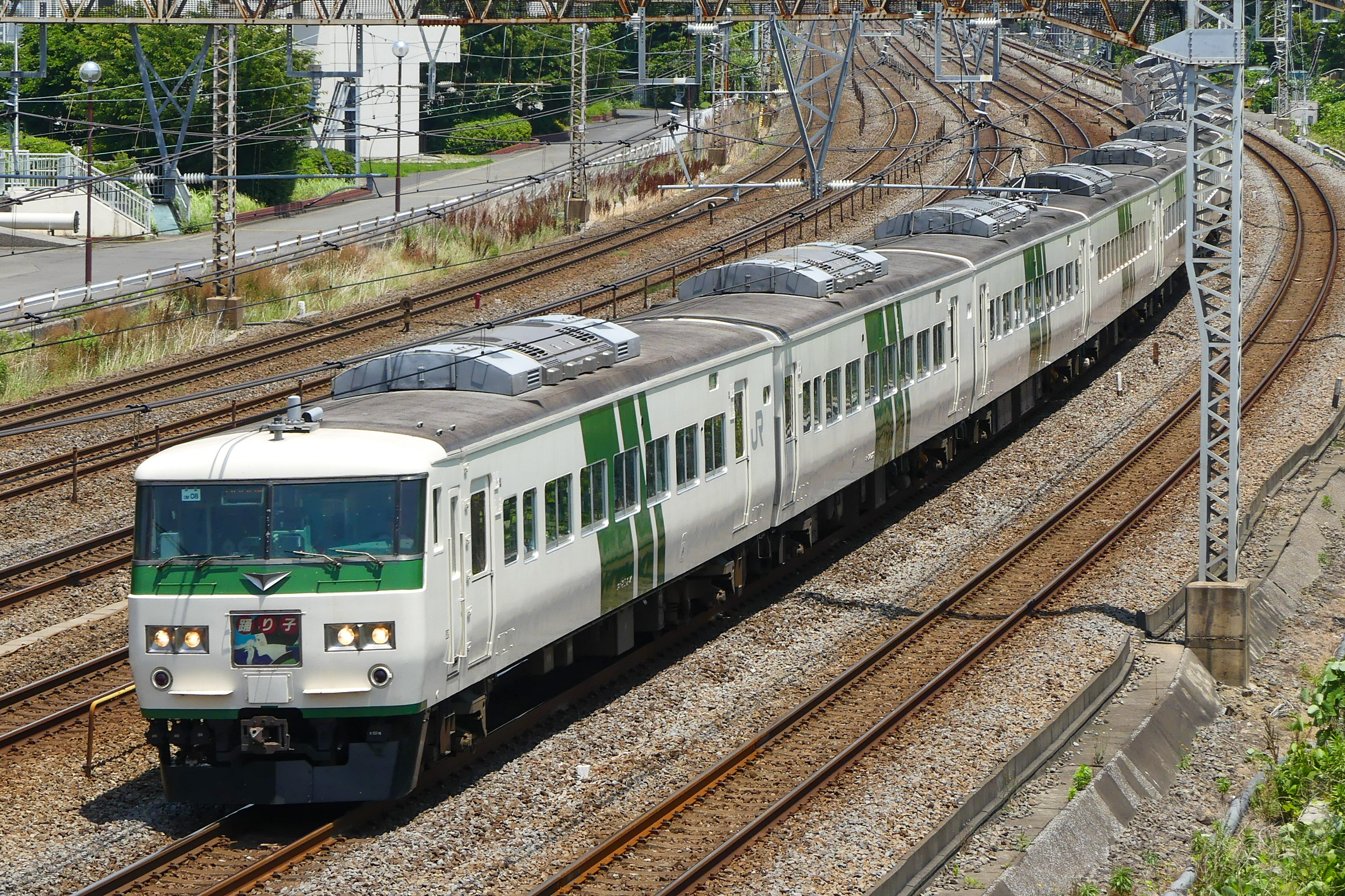 ひし型 電車行き先表示器 特急新雪 あずさ そよかぜ かいじ とき