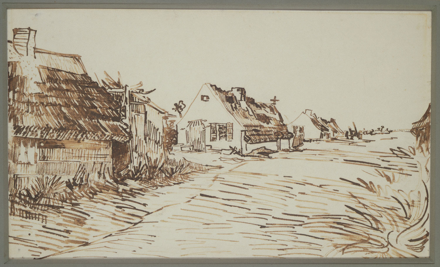 Хижины в сент-Мари, 1888, Винсент Ван Гог
