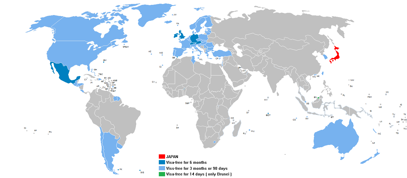 Тайвань для россиян 2024. Безвизовые страны для Японии. Visa Policy of Japan. Безвизовые страны для Испании. Страны безвизового въезда для россиян.