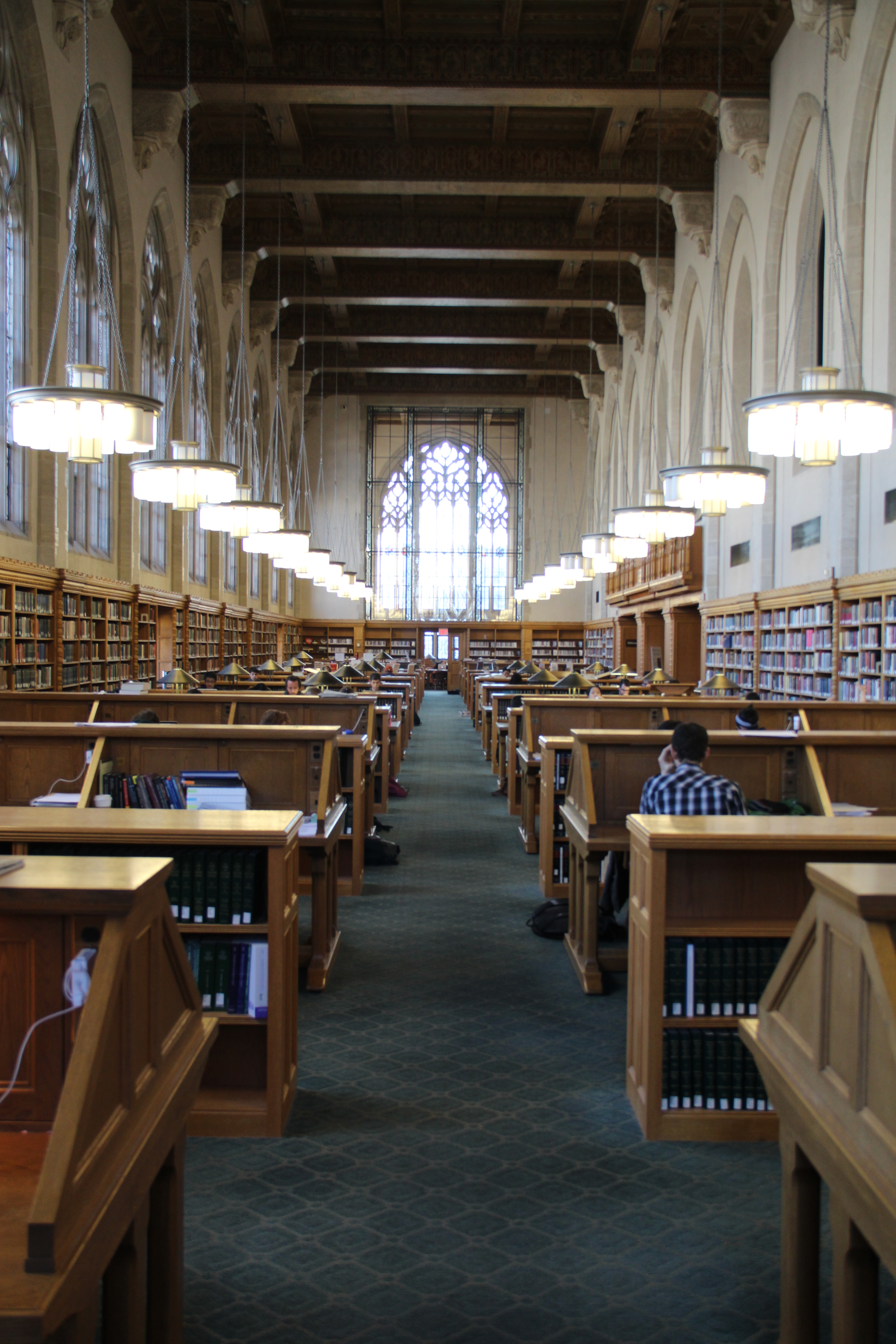 Reading Room of Lillian Goldman Law Library