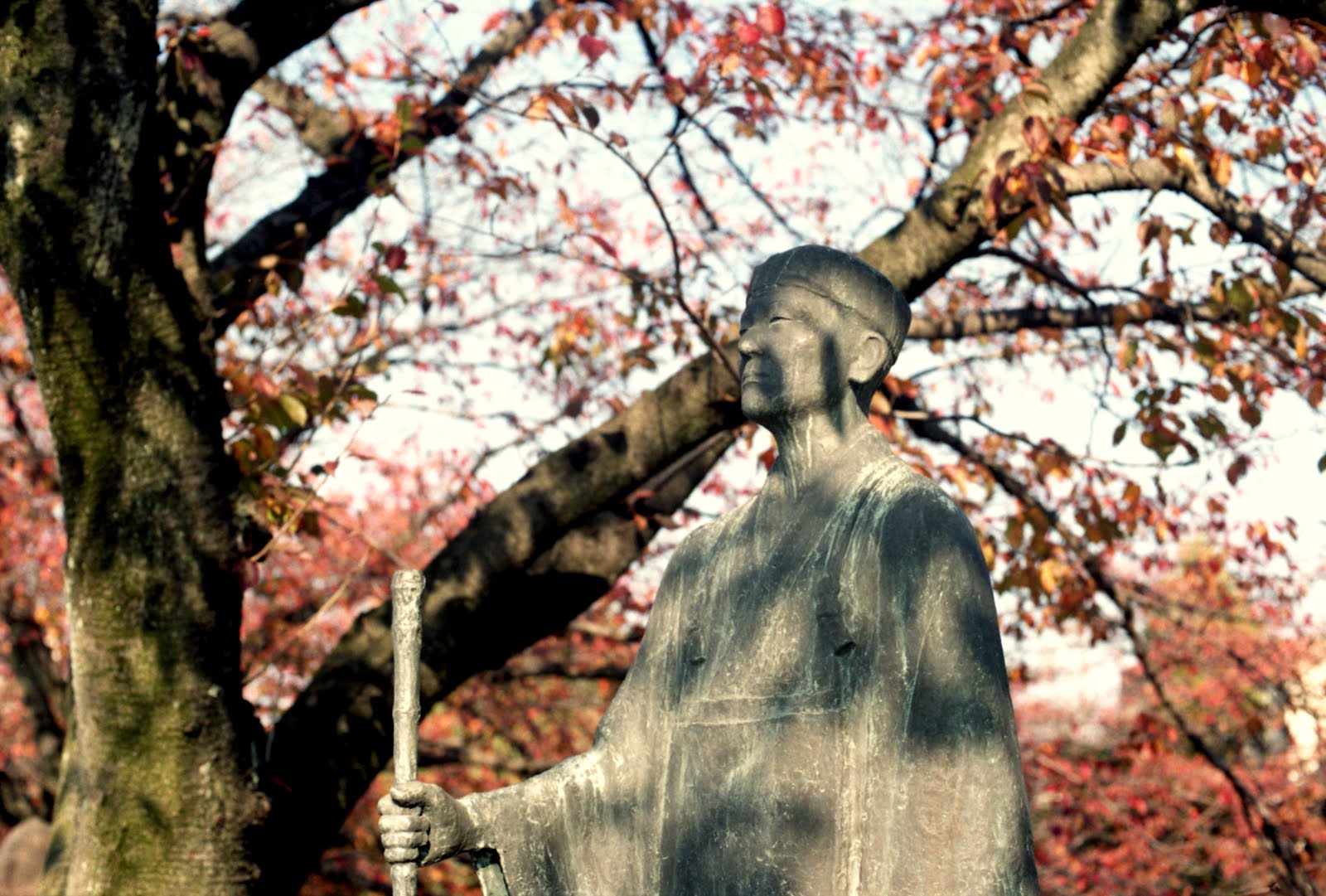 File 松尾芭蕉像 奥の細道むすびの地 Panoramio Jpg Wikimedia Commons