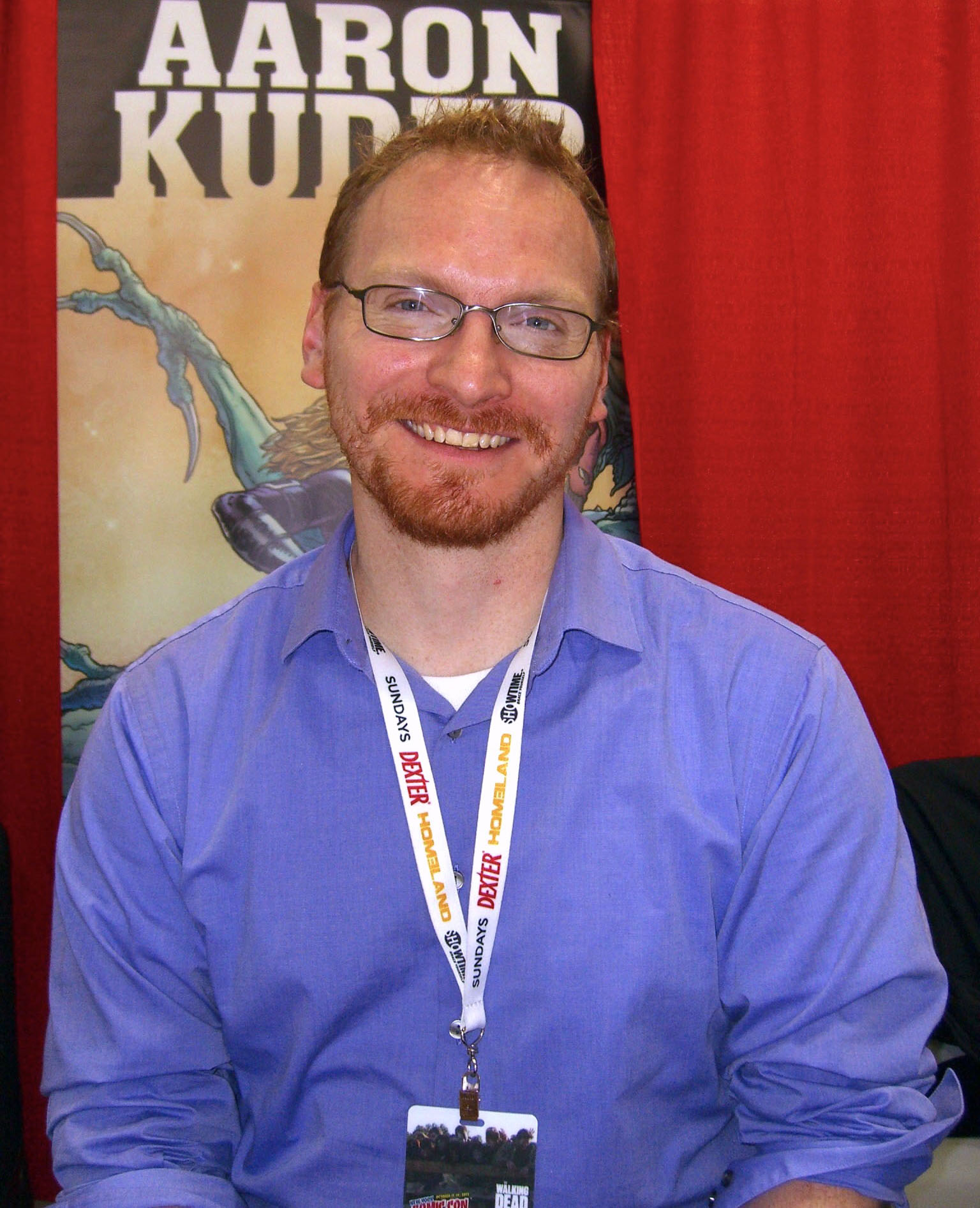 Kuder at the 2012 [[New York Comic Con]]