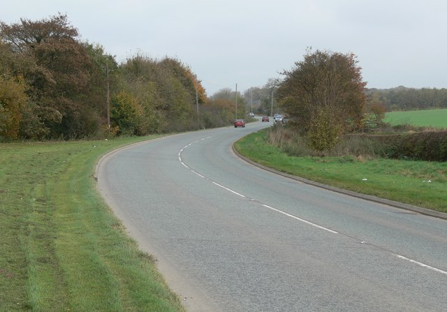 File:A426 Rugby Road towards Cotesbach - geograph.org.uk - 606692.jpg