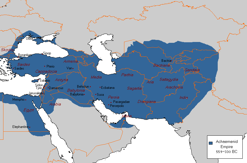 Achaemenid Empire 559 - 330 (BC)